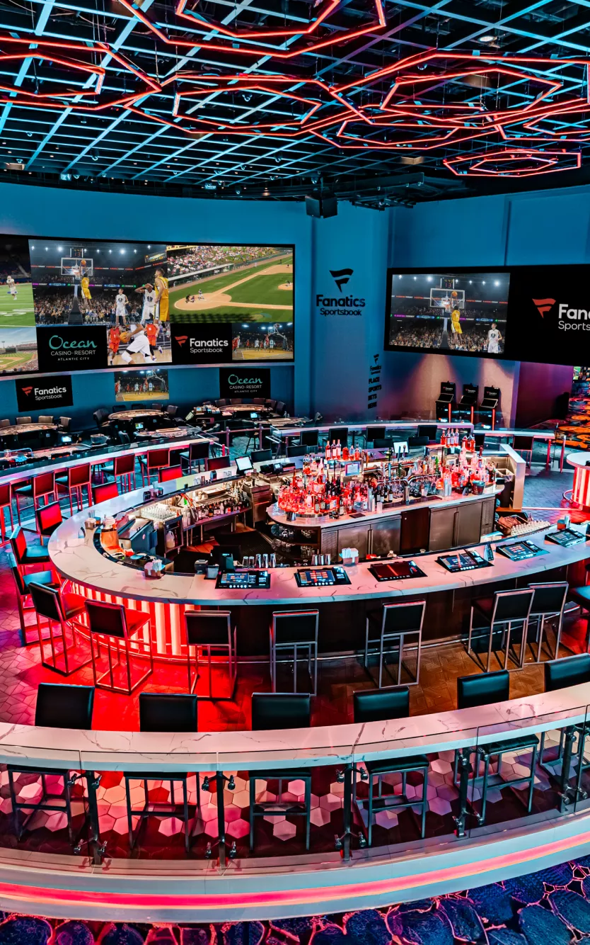 the gallery sportsbook featuring the fanatics 