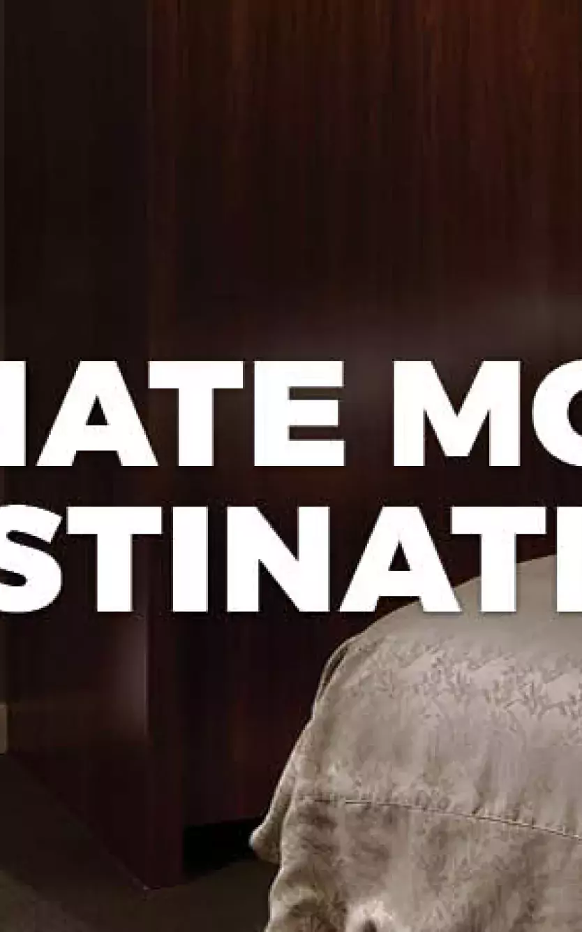 Image of spa and massage bed with text "The Ultimate Momcation Destination"