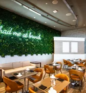 Interior of Harper’s at Ocean Casino Resort, a stylish Atlantic City dining spot perfect for Thanksgiving weekend brunch.