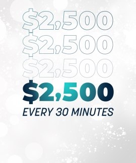 2500 every 30 minutes sweepstakes ocean casino resort