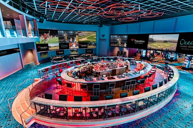 the gallery sportsbook featuring the fanatics 