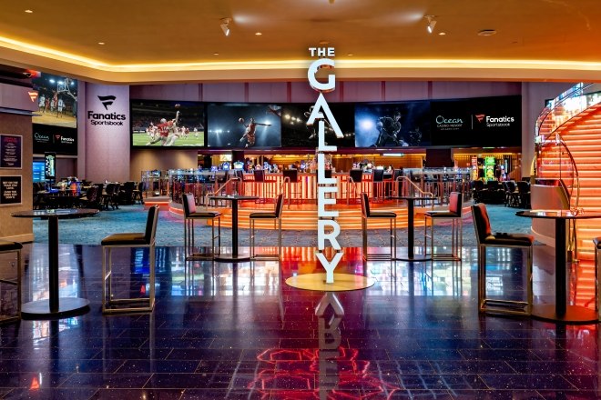 the gallery sportsbook featuring the fanatics 