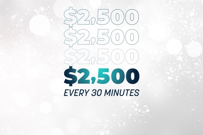 2500 every 30 minutes sweepstakes ocean casino resort