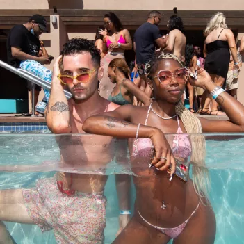 Pool Guests at HQ2 Beach Club